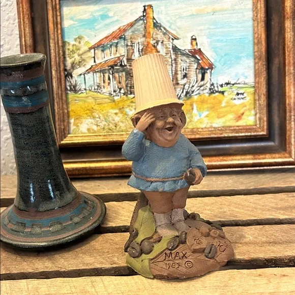 Charming Tom Clark Blue and Brown Figurine Max Cottage Core - Picture 2 of 14